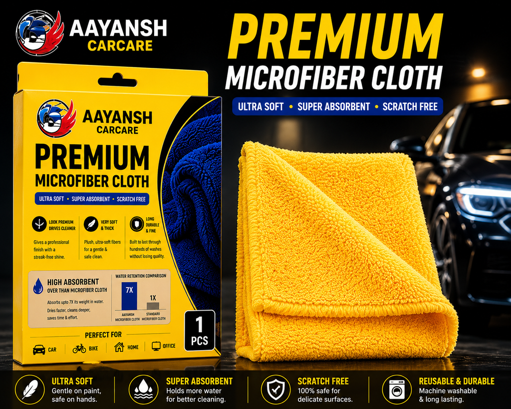Aayansh Carcare Premium Microfiber Cloth